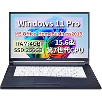 Win11 LIFEBOOK 第7世代i3 メモリ8GB SSD256GB LIFEBOOK A577 ノートPC 整備済み品 15.6型 Core i3-7130U